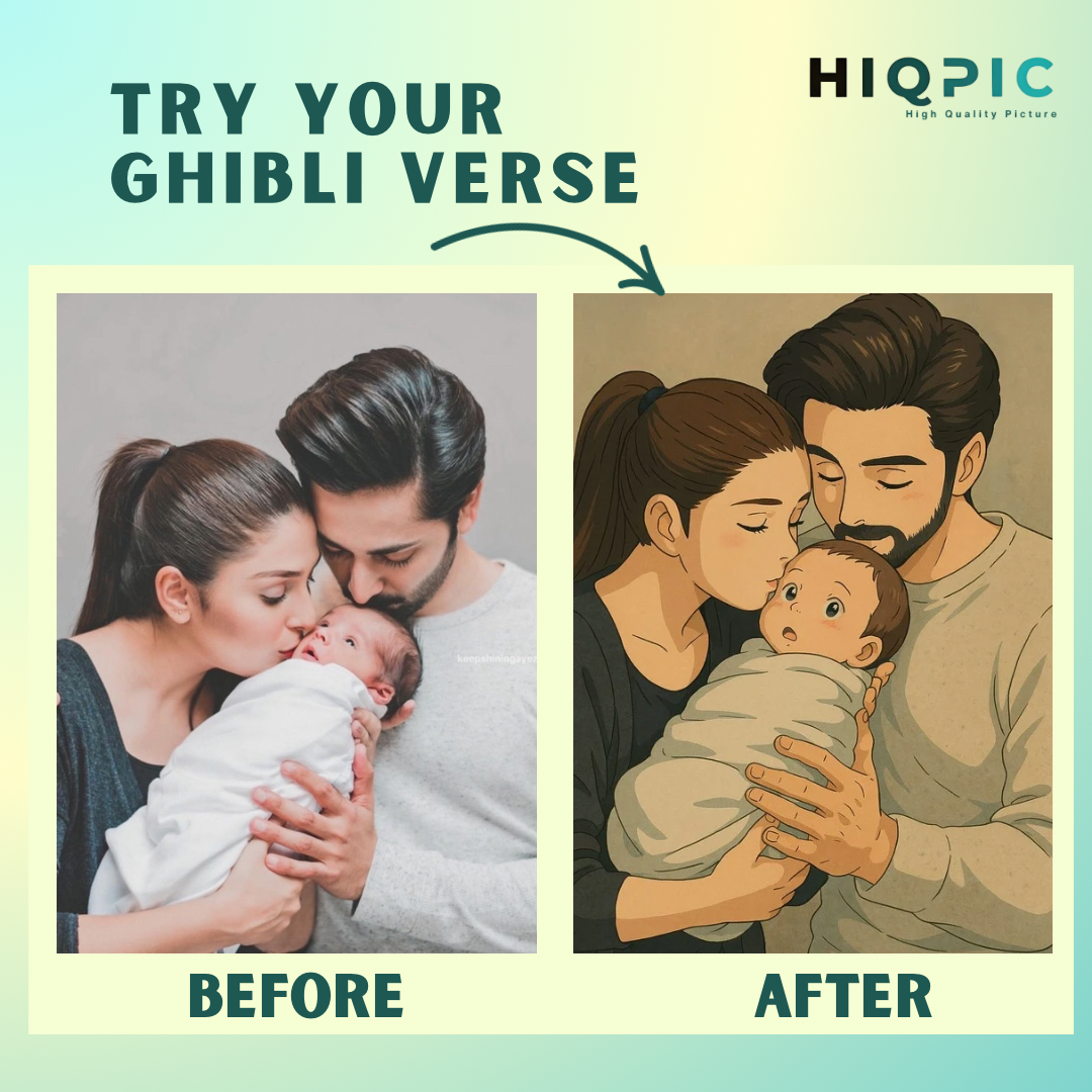 Cute Viral Ghibli Style Image (Original from ChatGPT Plus)