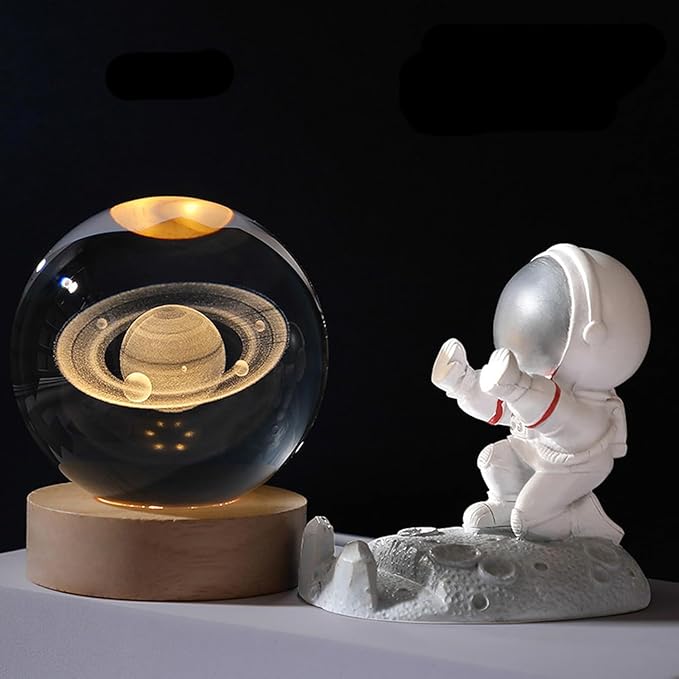 3D Galaxy Crystal Ball Night Lamp🪐