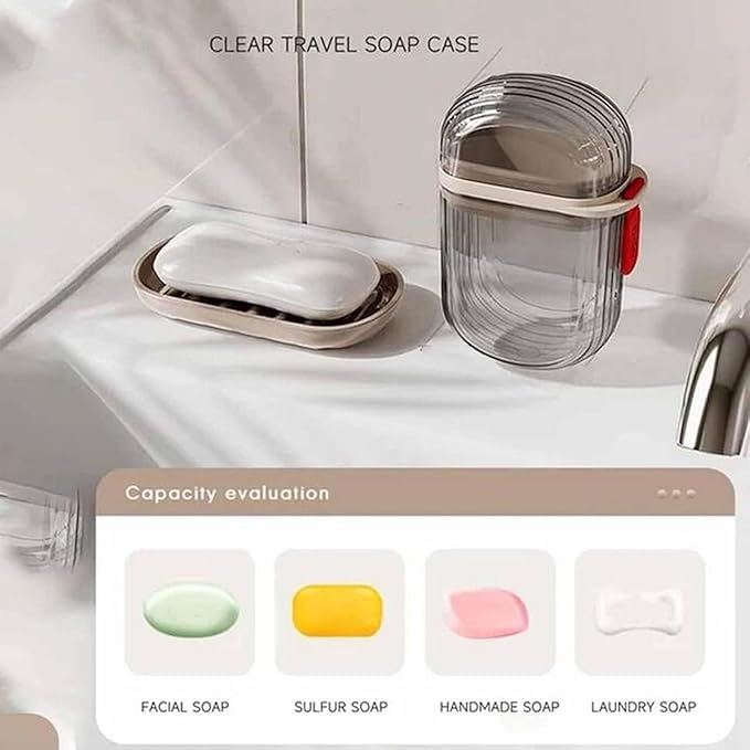 Transparent Travel Soap Case🧼