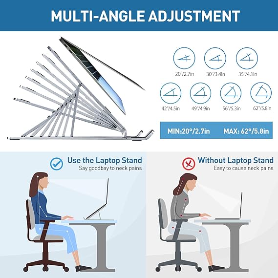 Adjustable Foldable Laptop Stand👨‍💻