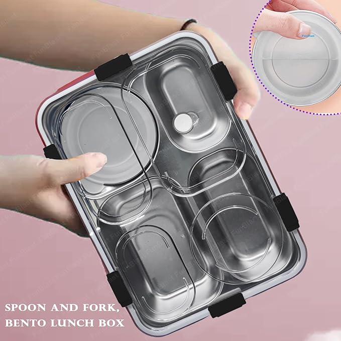 4 Compartment Leak-proof Lunch Box🍱