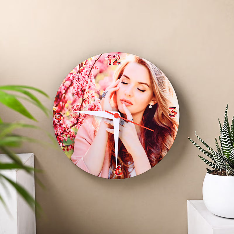 Premium Acrylic Photo Wall Clocks