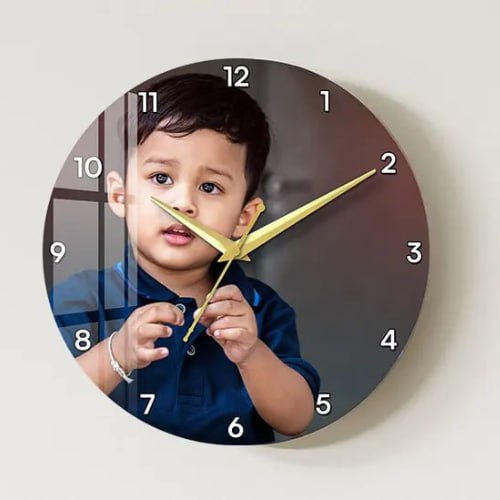 Premium Acrylic Photo Wall Clocks