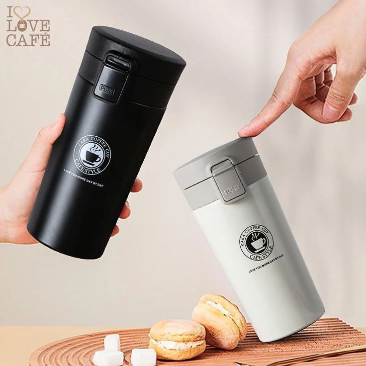 Stainless Steel Coffee Thermos Flask Mug☕