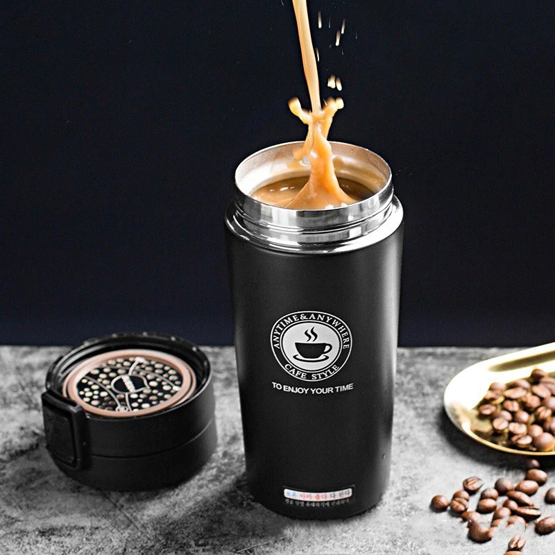 Stainless Steel Coffee Thermos Flask Mug☕