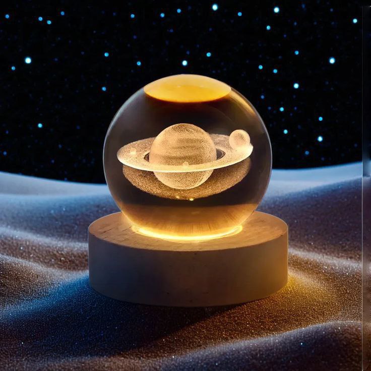 3D Galaxy Crystal Ball Night Lamp🪐