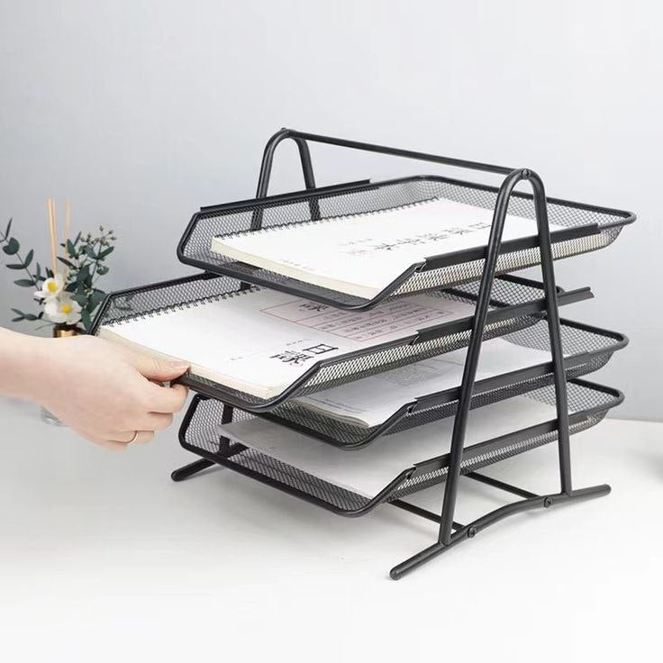 4 Tier Desktop Document Organizer Tray📁