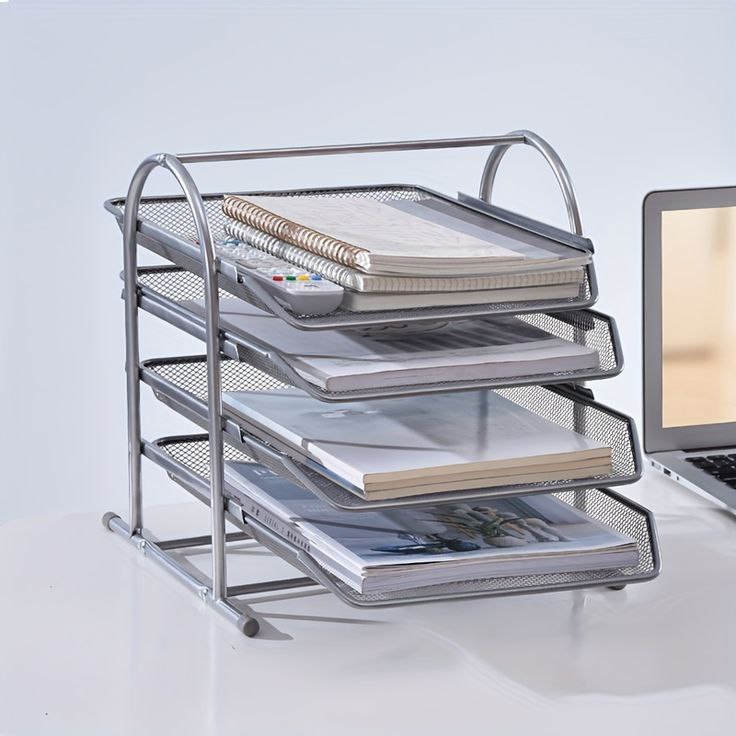 4 Tier Desktop Document Organizer Tray📁