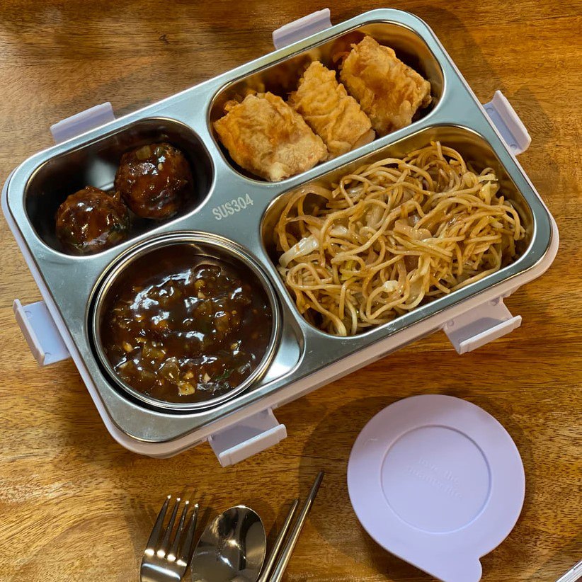 4 Compartment Leak-proof Lunch Box🍱